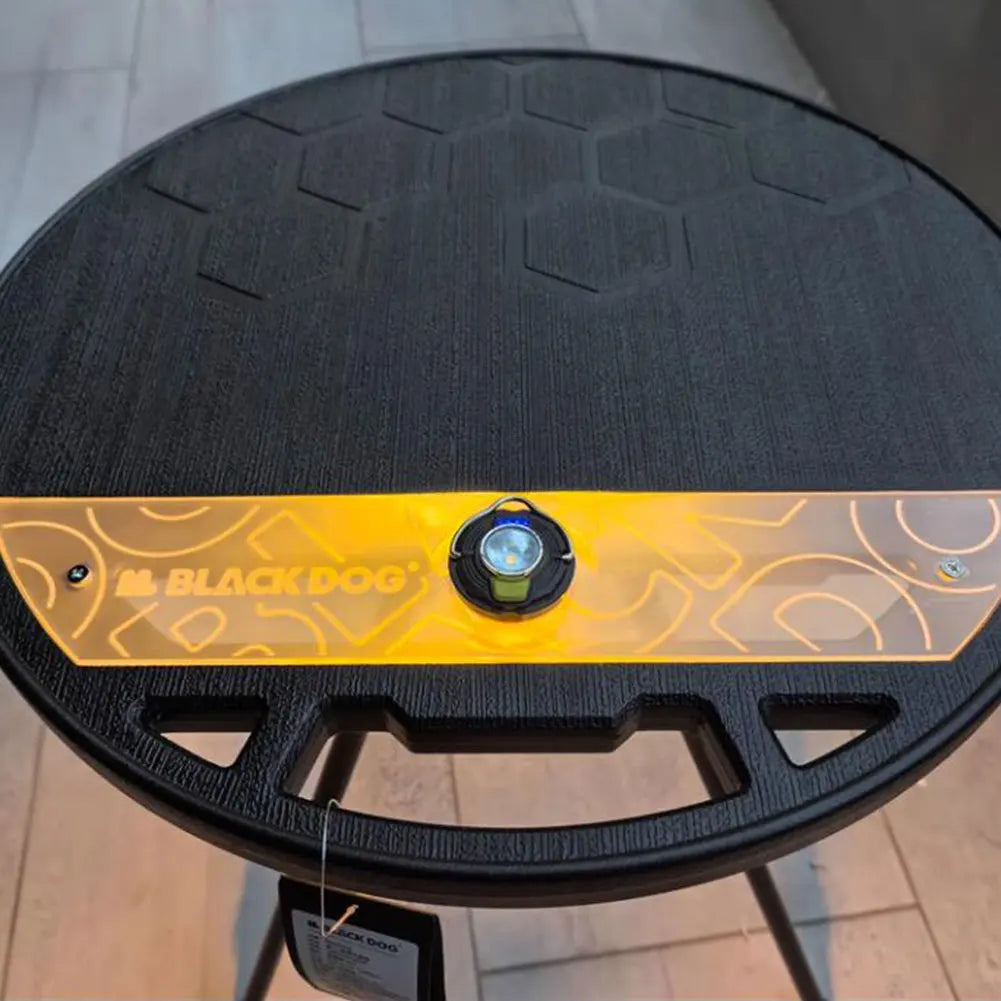Portable Folding Table Aluminum Alloy Small Round Table Adjustable Height for Outdooor Camping Picnic Beach